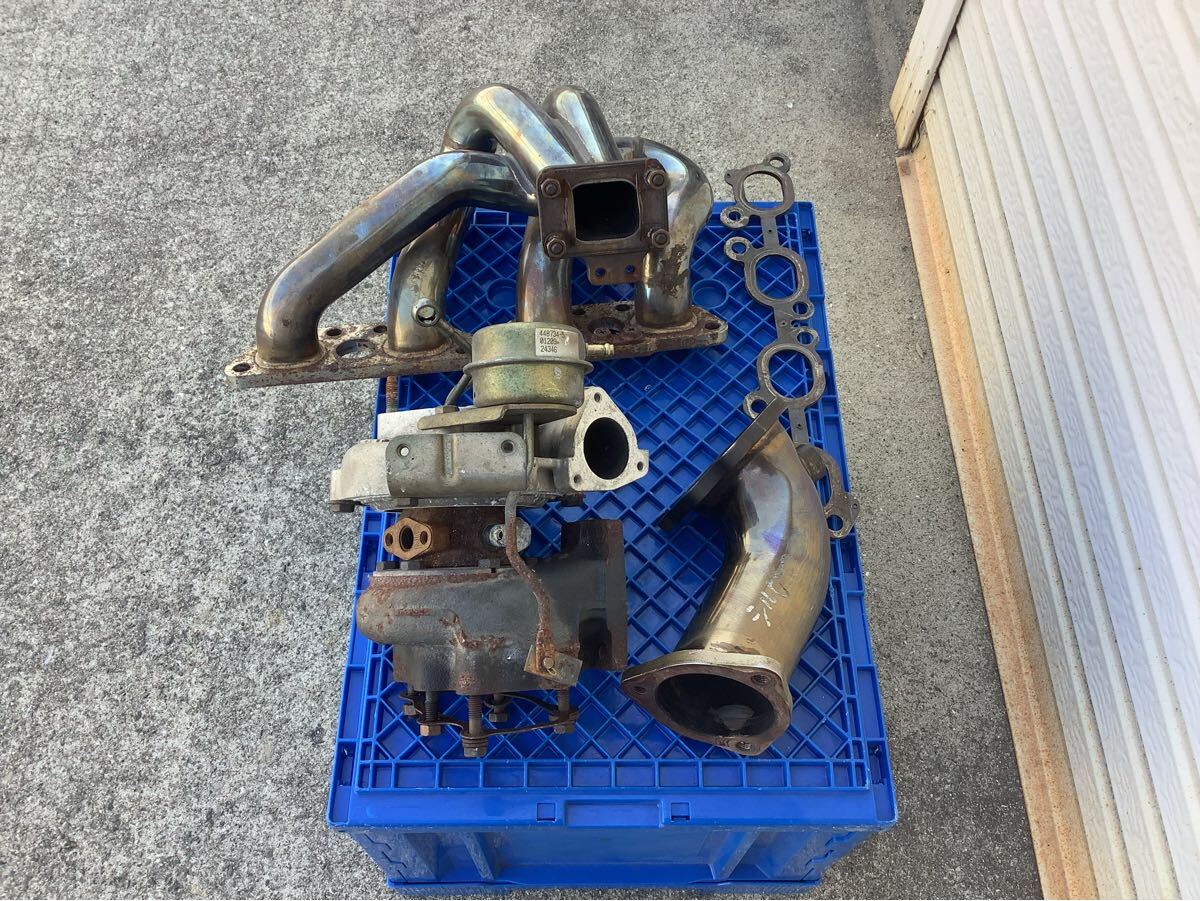 SR20DET タービン、社外エキマニ、アウトレットパイプセット SR20DET タービン、社外エキマニ、アウトレットパイプセット