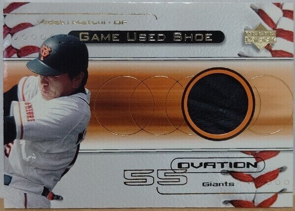 松井秀喜 実使用 スパイクカード 2000 UPPER DECK OVATIONGAME 松井秀喜 実使用 スパイクカード 2000 UPPER DECK OVATIONGAME