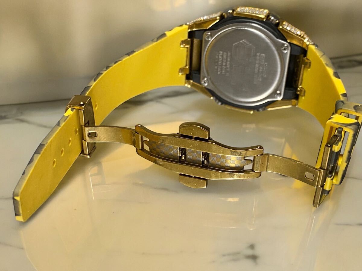 本体付き】G-SHOCK GA-2110用 ラバーベルトセット メタル