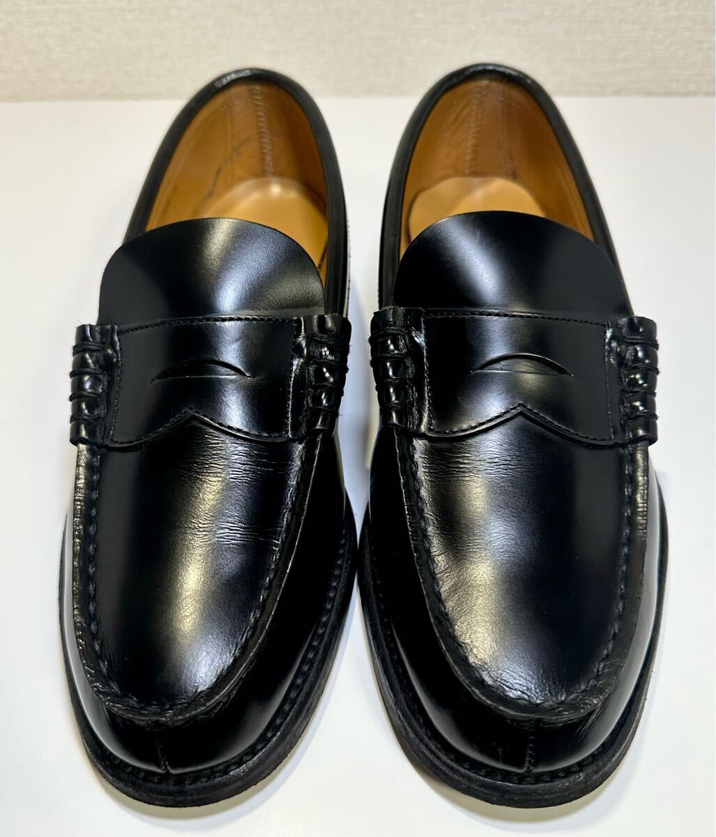  быстрое решение / прекрасный товар /REGAL/ Reagal /24.0./ черный / монета Loafer / кожа обувь / черный / бизнес / casual / мужской / туфли без застежки / мужской 