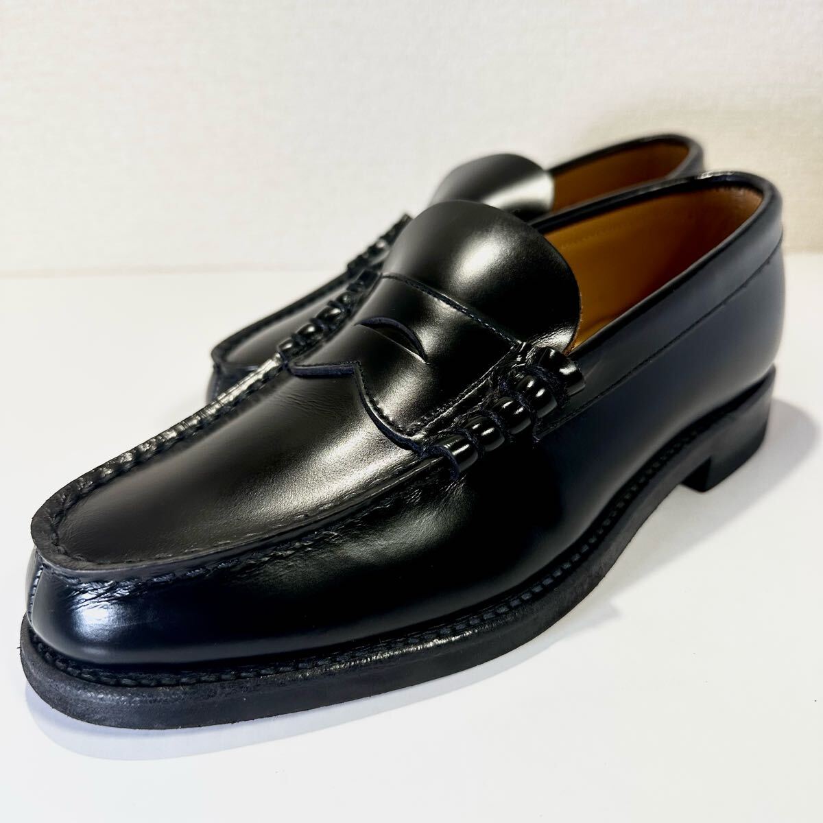  быстрое решение / прекрасный товар /REGAL/ Reagal /24.0./ черный / монета Loafer / кожа обувь / черный / бизнес / casual / мужской / туфли без застежки / мужской 