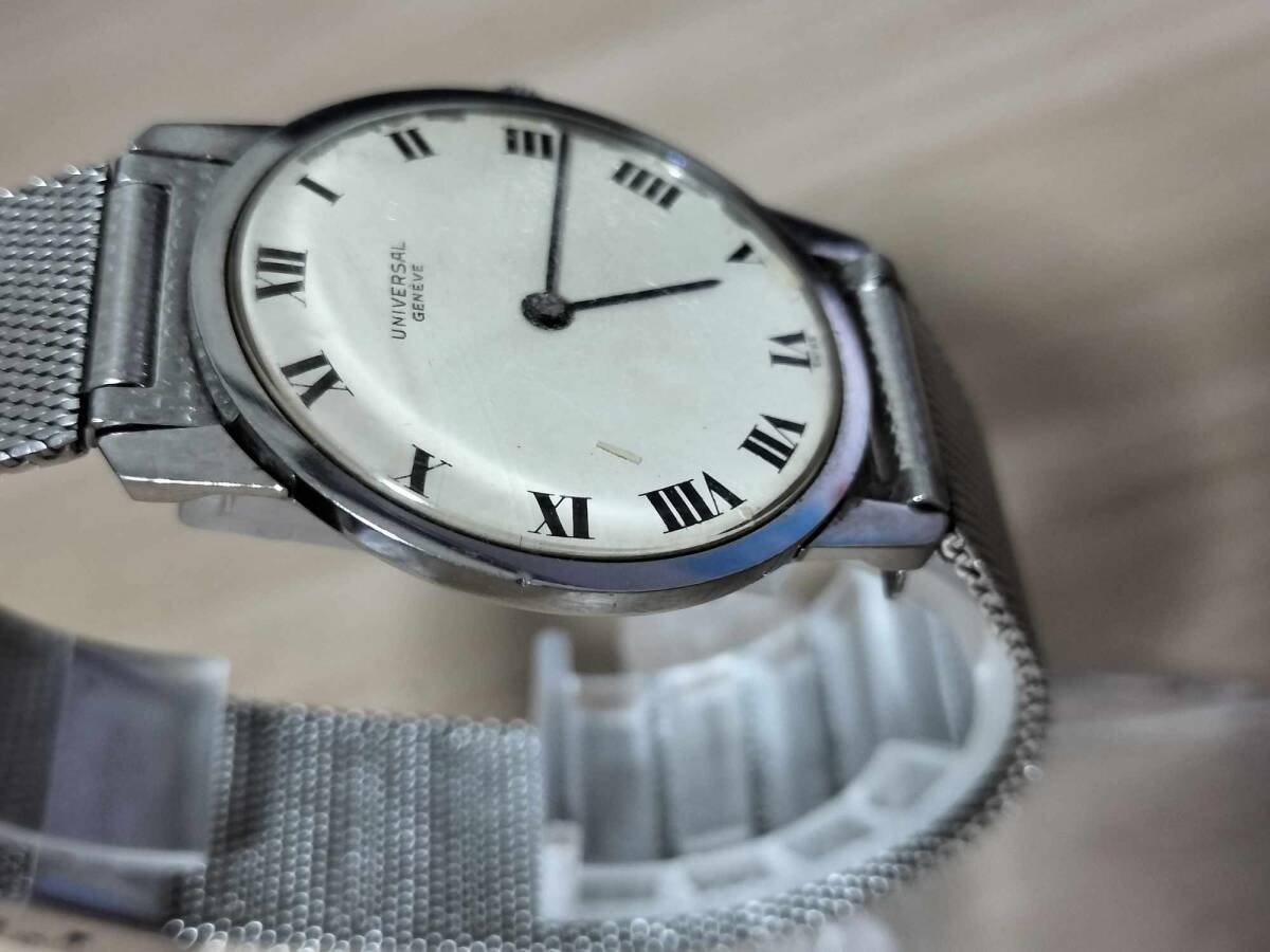 稼働品 UNIVERSAL GENEVE 842101/07 手巻き時計 正規品 Bibian 比比昂- 稼働品UNIVERSAL GENEVE 842101/07 手巻き時計
