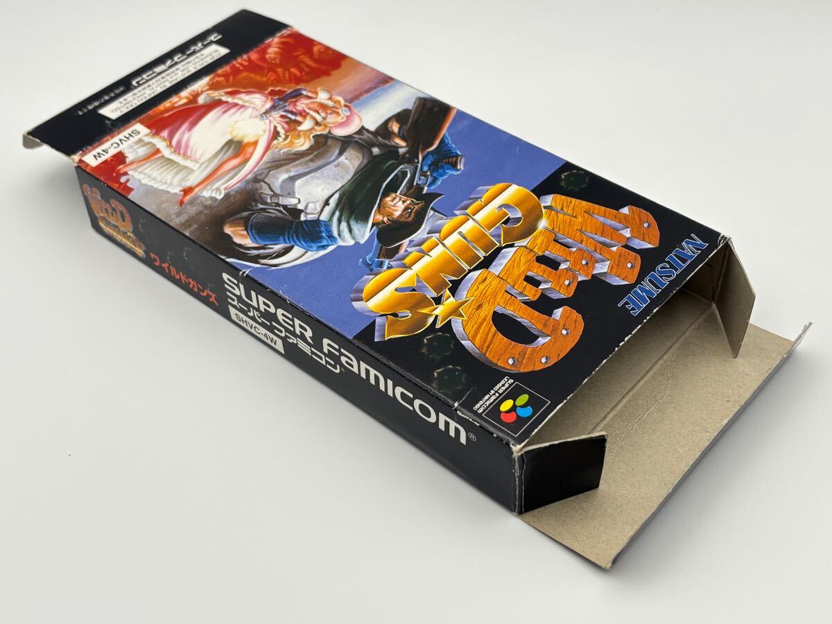 偉大な ワイルドガンズ 動作確認済 箱説付 スーパーファミコンソフト シューティング