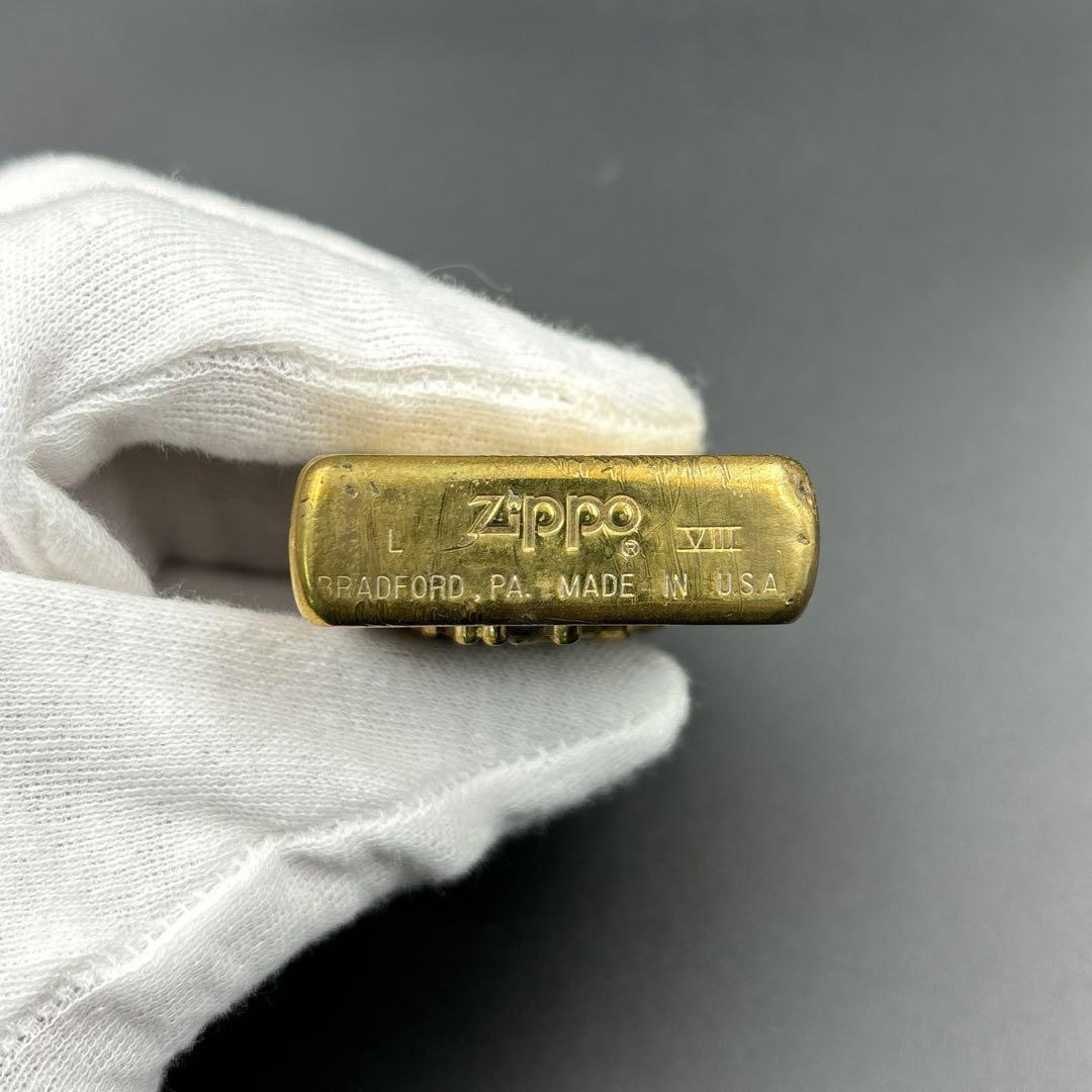 ZIPPO 馬と槍 ネイティブアメリカン インディアン メタル貼り ZIPPO 馬と槍 ネイティブアメリカン インディアン メタル貼り