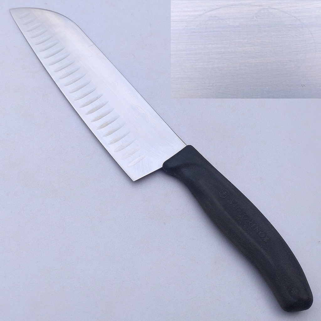 万能包丁 ビクトリノックス VICTORINOX SWISS MADE 刃長約170㎜ 両刃 洋包丁 三徳包丁 調理器具 刃物 【3975】【r】_画像1