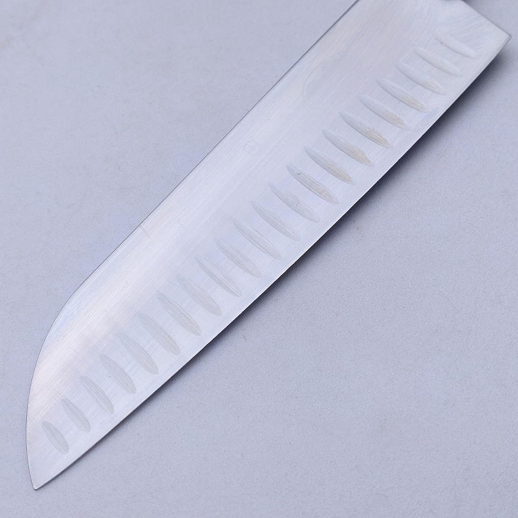 万能包丁 ビクトリノックス VICTORINOX SWISS MADE 刃長約170㎜ 両刃 洋包丁 三徳包丁 調理器具 刃物 【3975】【r】_画像3