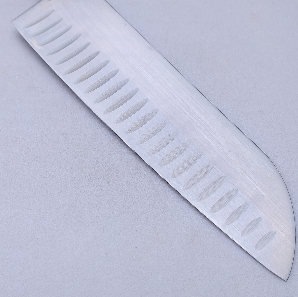 万能包丁 ビクトリノックス VICTORINOX SWISS MADE 刃長約170㎜ 両刃 洋包丁 三徳包丁 調理器具 刃物 【3975】【r】_画像4