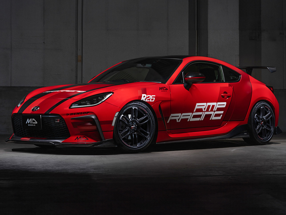 MID RACING/R26 ロードスター ND系 アルミホイール1本【17×7.0J 4-100 INSET45 クリスタルブラック】_画像4