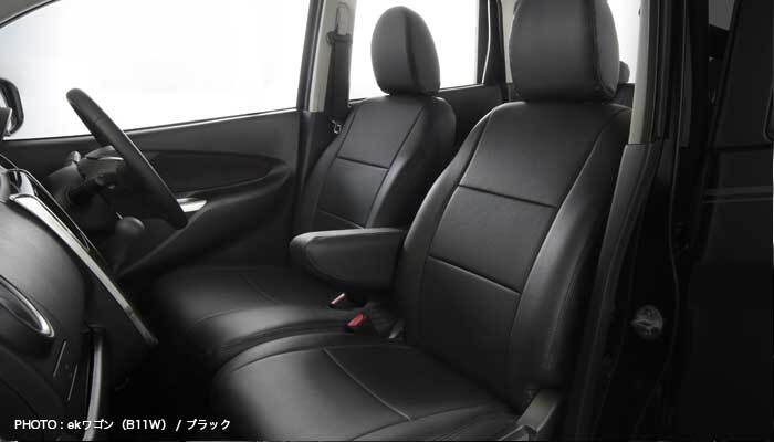 Artina アルティナ スタンダードシートカバー 4068 ブラック eKカスタム B11W_画像3