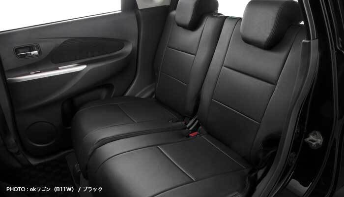 Artina アルティナ スタンダードシートカバー 4068 ブラック eKカスタム B11W_画像4