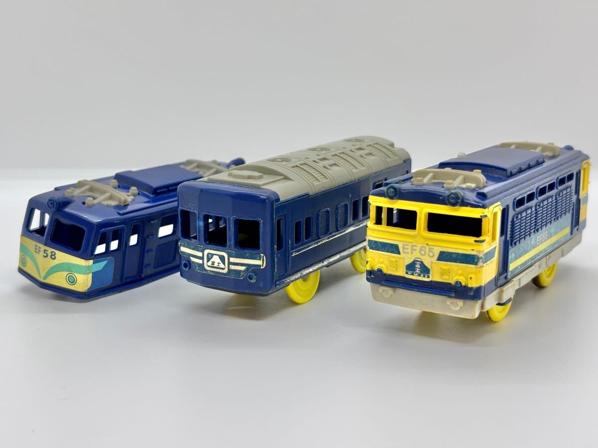  Plarail EF65. шт. Special внезапный Fuji + EF58 форма электрический локомотив ( корпус только ) голубой to дождь 