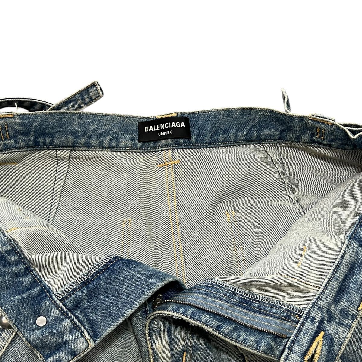 バレンシアガ 2022AW レイバー バギー デニムパンツBALENCIAGA バレンシアガ 2022AW レイバー バギー デニムパンツBALENCIAGA