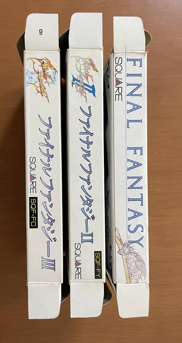 希少］FC ファイナルファンタジーⅠ Ⅱ Ⅲ 箱説付き スクウェア