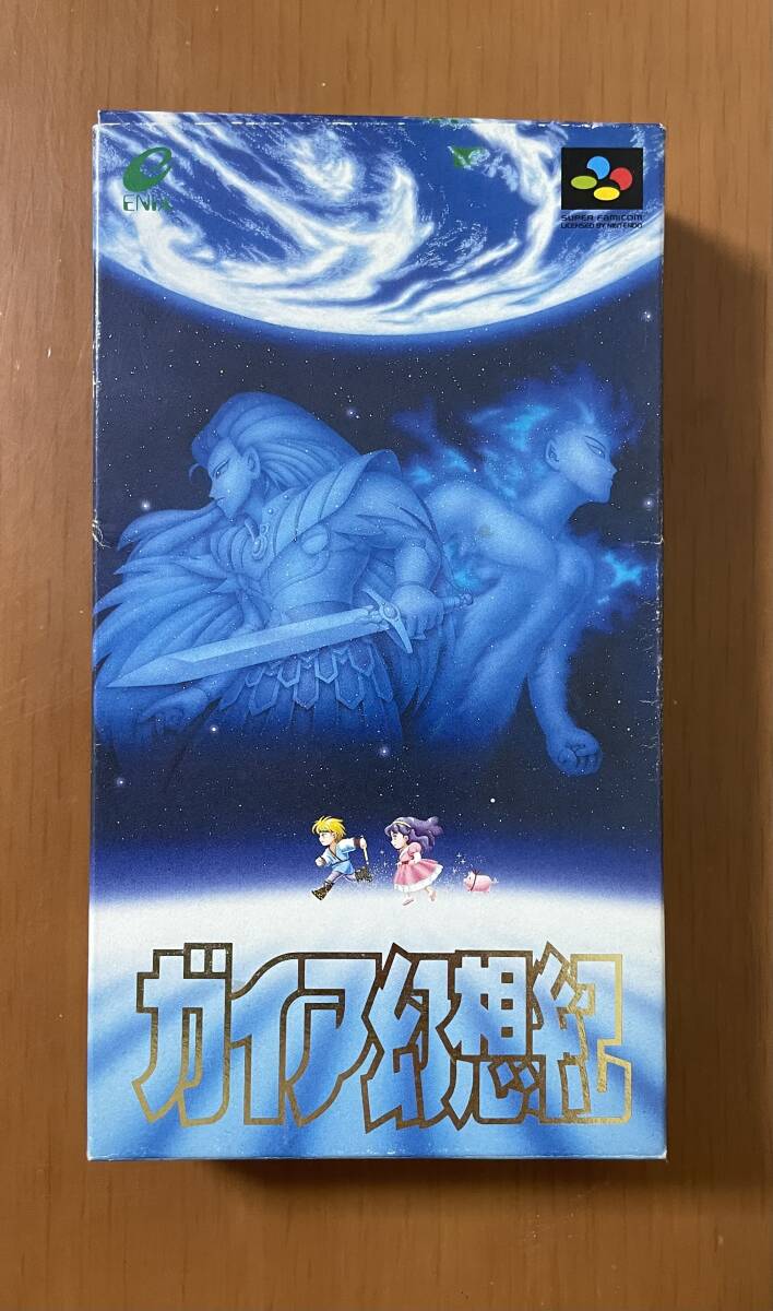 ENIX ガイア幻想紀 箱説ハガキ付き スーパーファミコンソフト ENIX ガイア幻想紀 箱説ハガキ付き スーパーファミコンソフト