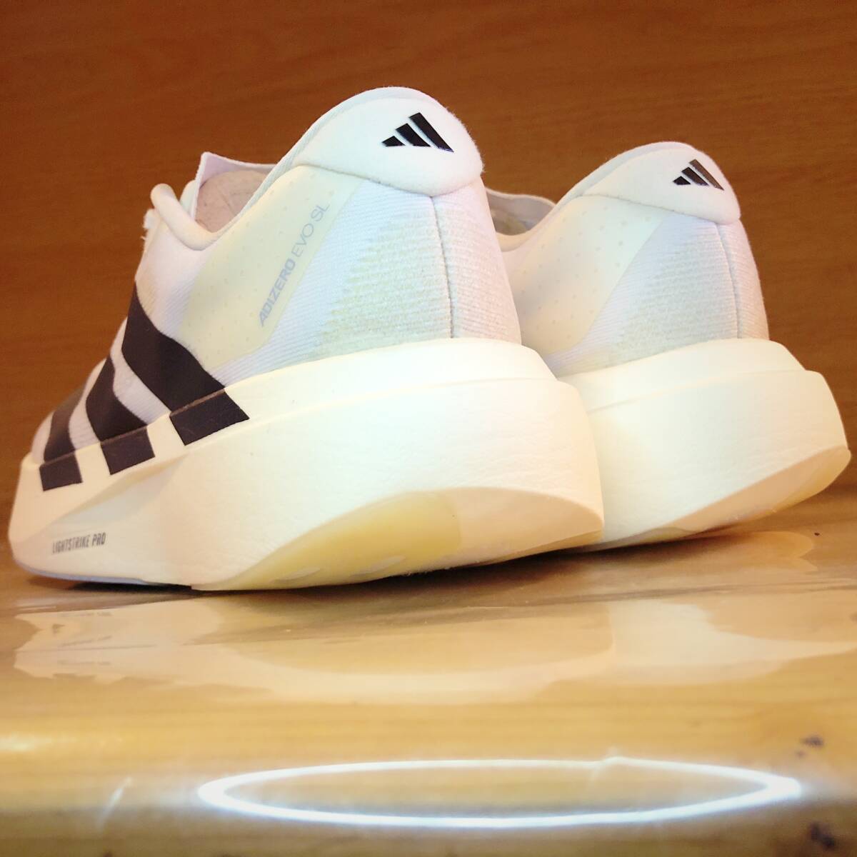 美品】Adidas/ Adizero EVO SL/ 27 5 cm/ ホワイト/ アディダス 美品】Adidas/ Adizero EVO SL/ 27 5 cm/ ホワイト/ アディダス