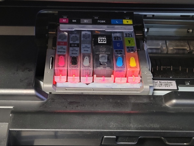★Canon PIXUS MG6230 永久リセットチップ、リセッター付き ほぼ完動(dòng)品