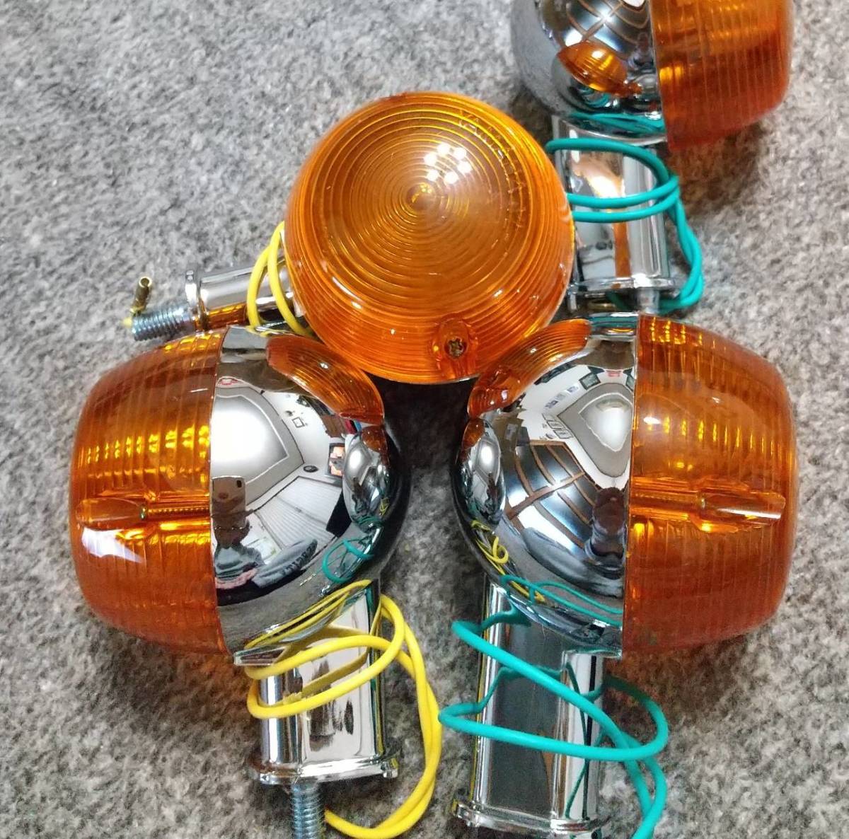 舊P ヤマハ 舊車用 6V ウインカーセット RD50/RD125/DT250/RX/チャッピー/他 c