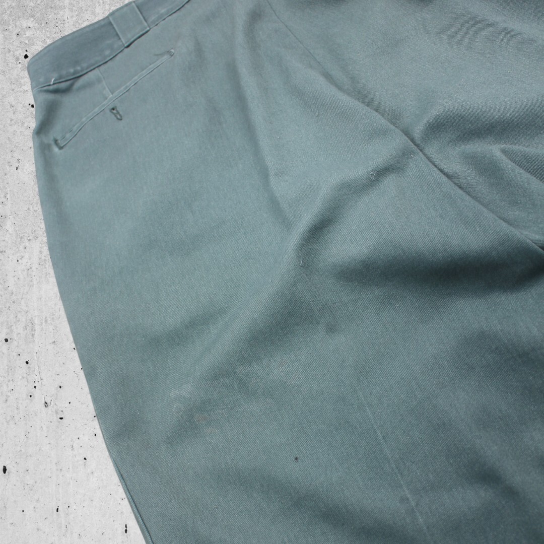 古着 80s USA製 DICKIES W38×L30 WORK PANTS GREEN ディッキーズ 古着 80s USA製 DICKIES W38×L30 WORK PANTS GREEN ディッキーズ