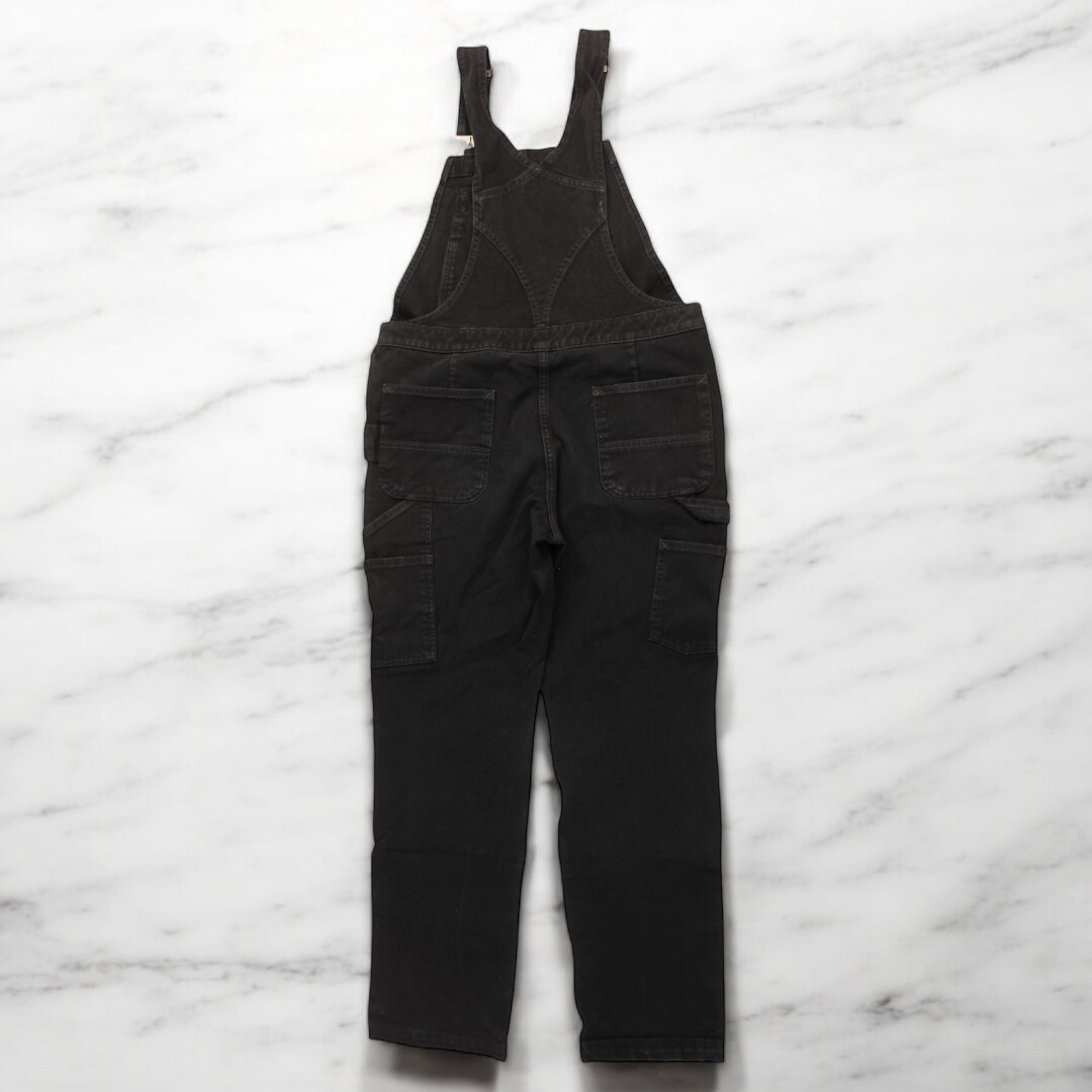 古着 CARHARTT M(8/10) OVERALL BLK カーハート ダブルニー 古着 CARHARTT M(8/10) OVERALL BLK カーハート ダブルニー