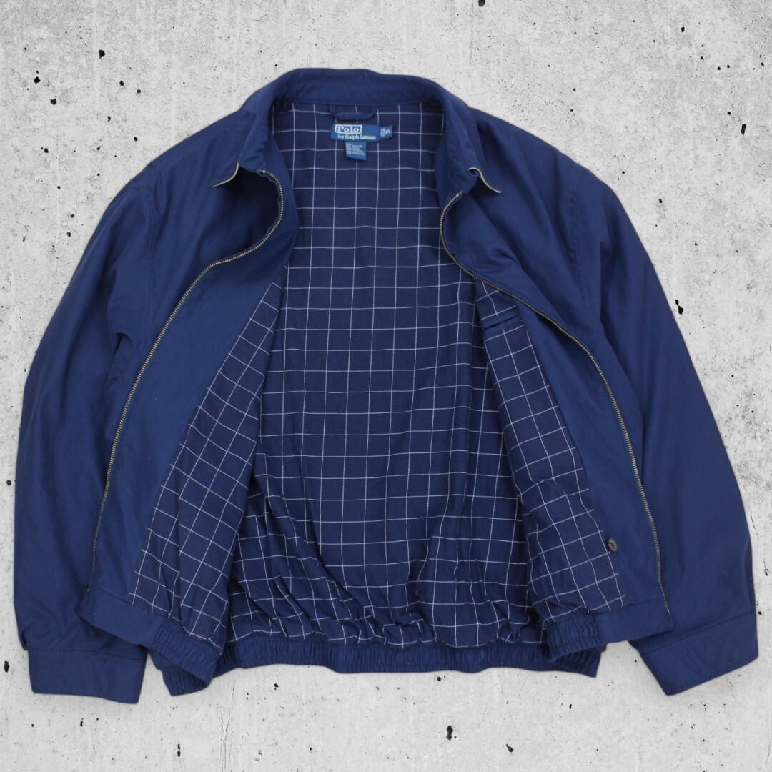 古着 90s POLO RALPH LAUREN SWING TOP JACKET NAVY ポロラルフ 古着 90s POLO RALPH LAUREN SWING TOP JACKET NAVY ポロラルフ
