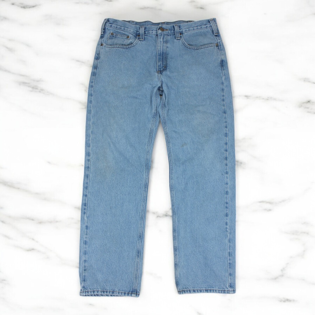 古着 MEXICO製 CARHARTT W36×L32 B480 DENIM PANTS JEANS LVB 古着 MEXICO製 CARHARTT W36×L32 B480 DENIM PANTS JEANS LVB