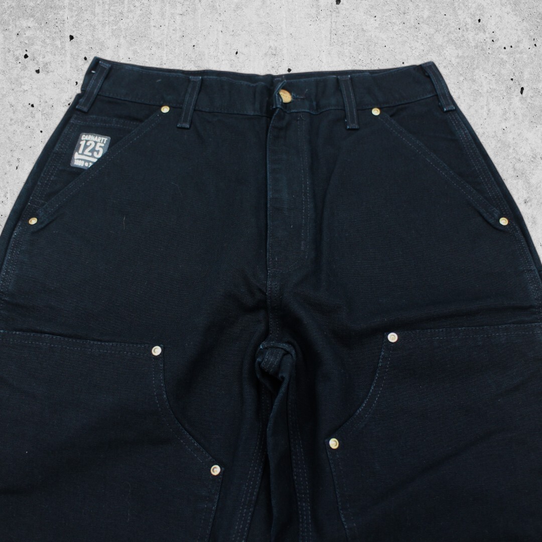 古着 USA製 CARHARTT W30×L32 B01 DOUBLE KNEE BLK ダブルニー 古着 USA製 CARHARTT W30×L32 B01 DOUBLE KNEE BLK ダブルニー