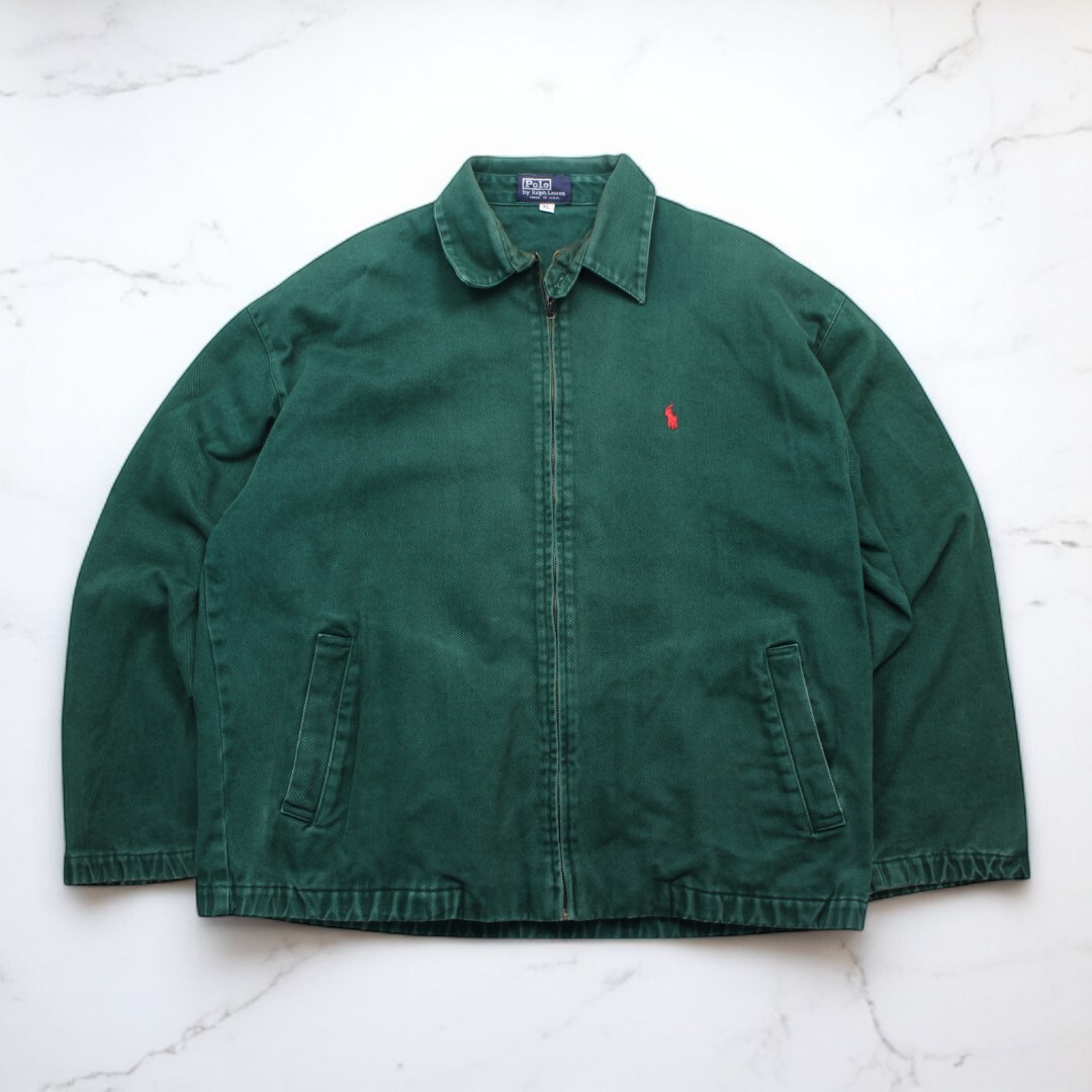 古着 90s USA製 POLO RALPH LAUREN SWING TOP JACKET GREEN ポロ 古着 90s USA製 POLO RALPH LAUREN SWING TOP JACKET GREEN ポロ