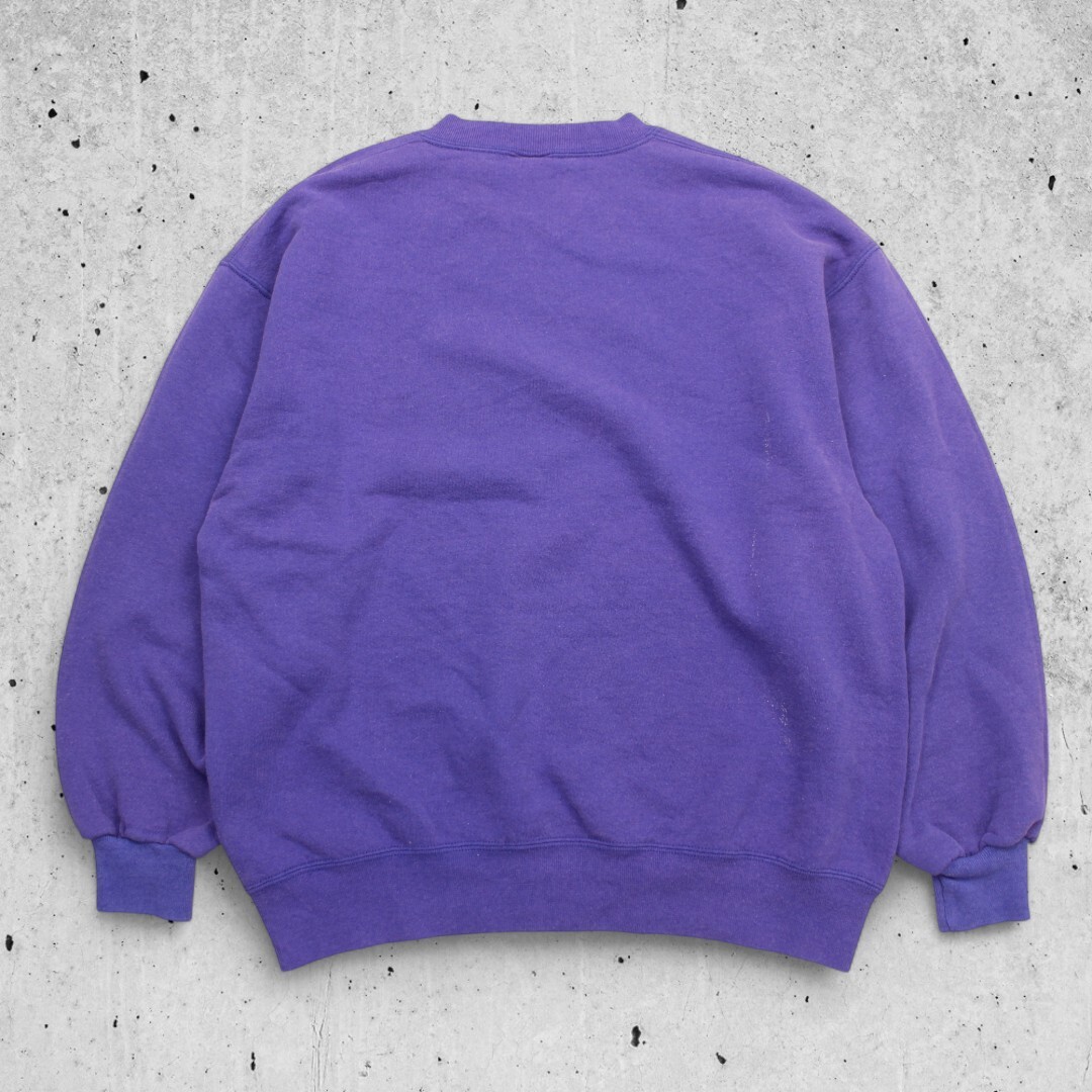 古着 90s USA製 RUSSELL ATHLETIC CREW NECK SWEAT PURPLE(ナス 古着 90s USA製 RUSSELL ATHLETIC CREW NECK SWEAT PURPLE(ナス