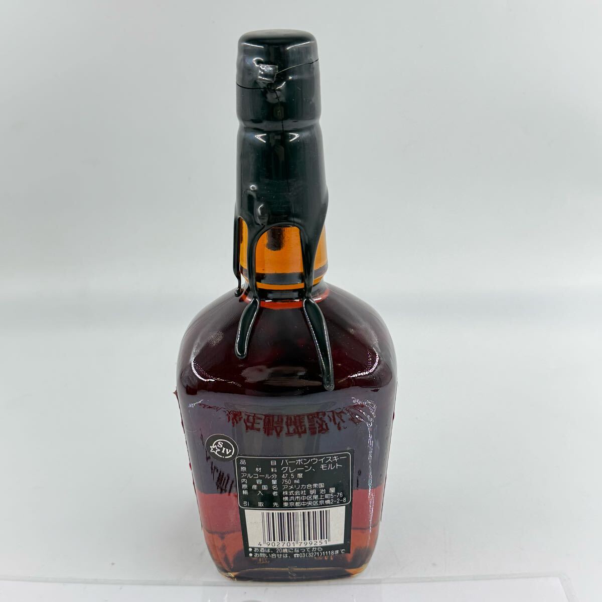 U4【未開栓】メーカーズマーク ブラックトップ 750ml 47.5 U4【未開栓】メーカーズマーク ブラックトップ 750ml 47.5
