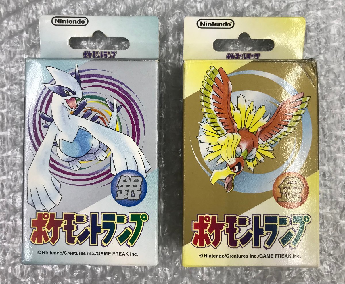 ☆当時物開封品 任天堂 ポケットモンスター トランプ 金 銀 ☆当時物開封品 任天堂 ポケットモンスター トランプ 金 銀
