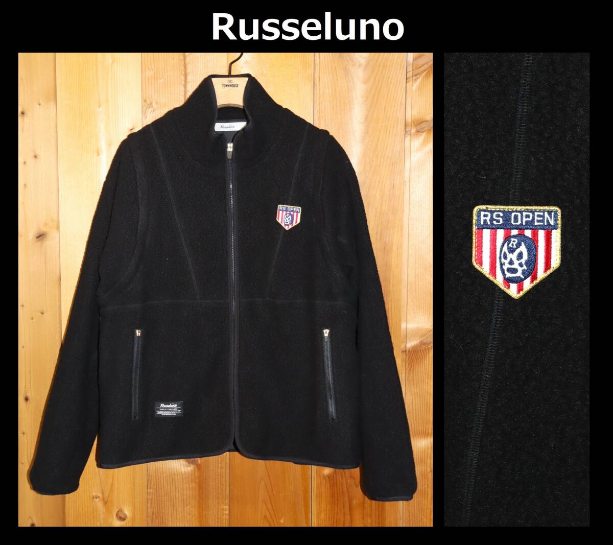 送料無料 即決【未使用】 Russeluno 2WAY フリースブルゾン (5/L 送料無料 即決【未使用】 Russeluno 2WAY フリースブルゾン (5/L