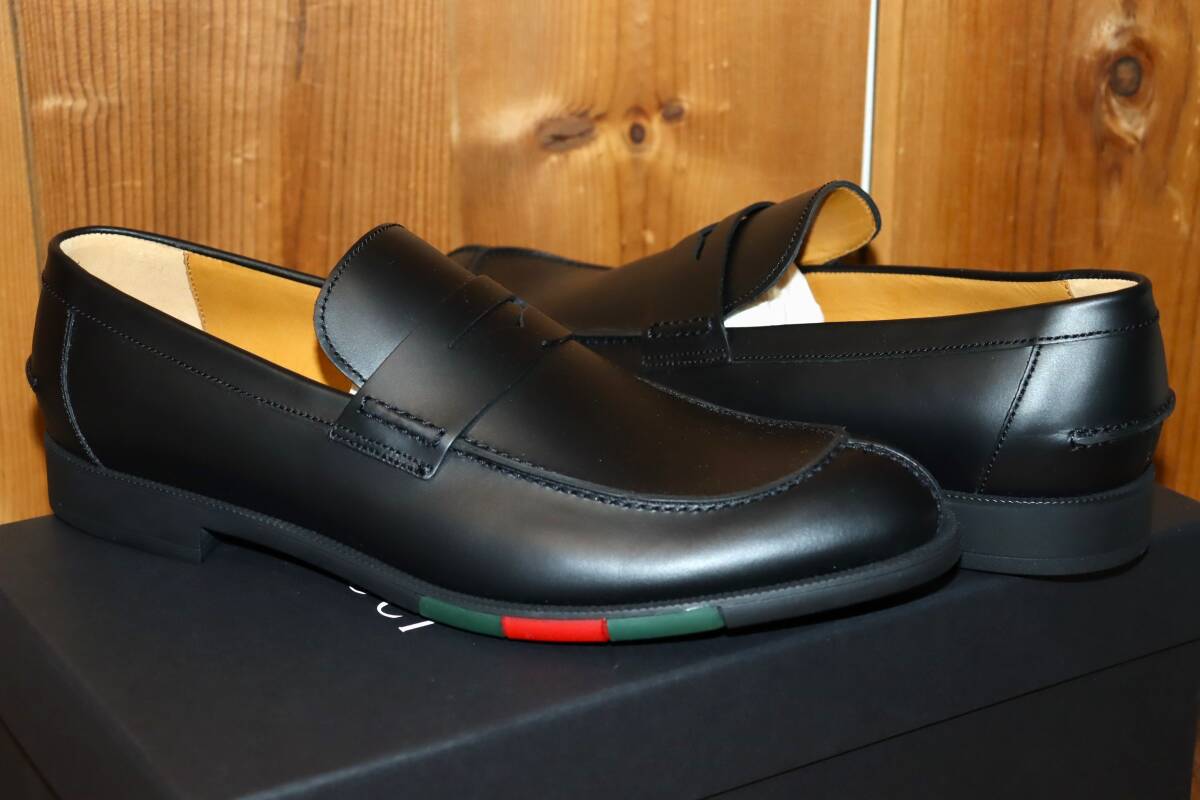 送料無料 即決【未使用】 GUCCI コインローファー (9 5/28 5cm 送料無料 即決【未使用】 GUCCI コインローファー (9 5/28 5cm