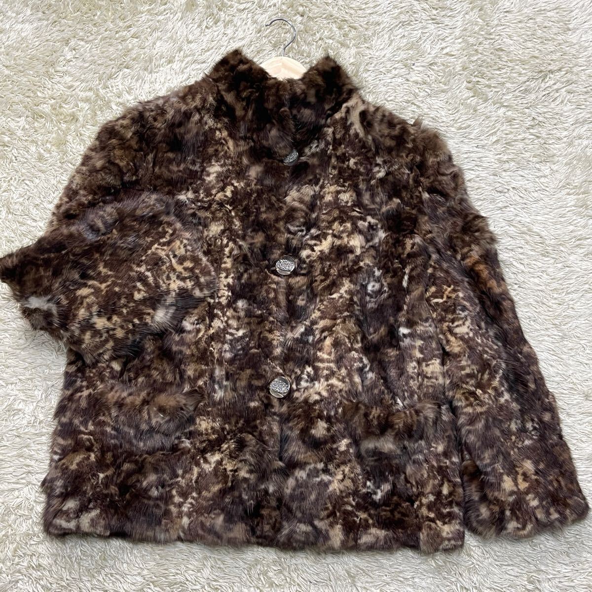 美品》ロシアンセーブル リバーシブル ファーコート リアル 美品》ロシアンセーブル リバーシブル ファーコート リアル
