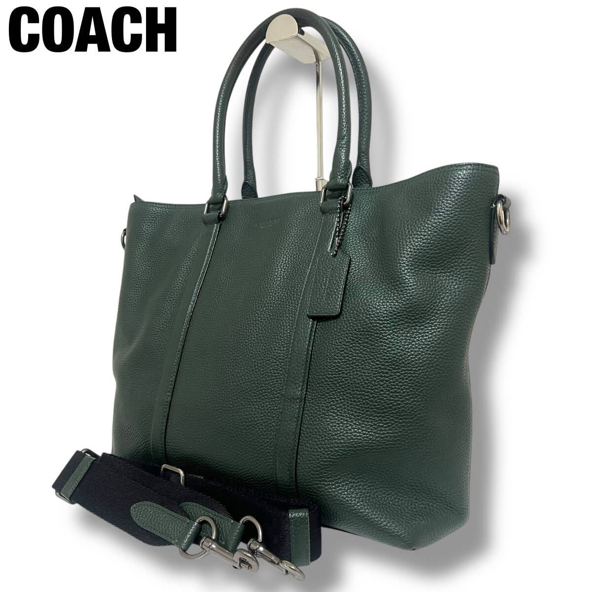 美品 COACH コーチ トートバッグ ビジネスバッグ 2WAY レザー 美品 COACH コーチ トートバッグ ビジネスバッグ 2WAY レザー
