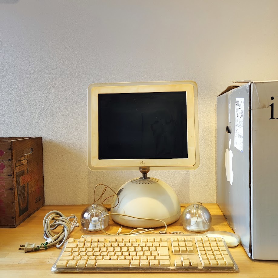 電源ok 箱付き ジャンク apple imac G4 No, M6498 M7677J/A imac 電源ok 箱付き ジャンク apple imac G4 No, M6498 M7677J/A imac