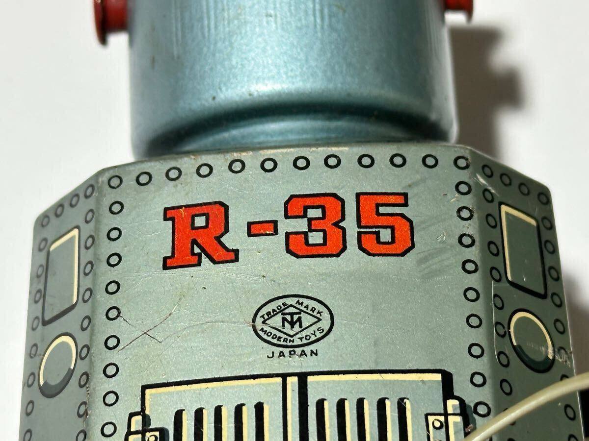 増田屋【電動リモコン ロボット リモコン欠】ブリキTIN TOY 箱は
