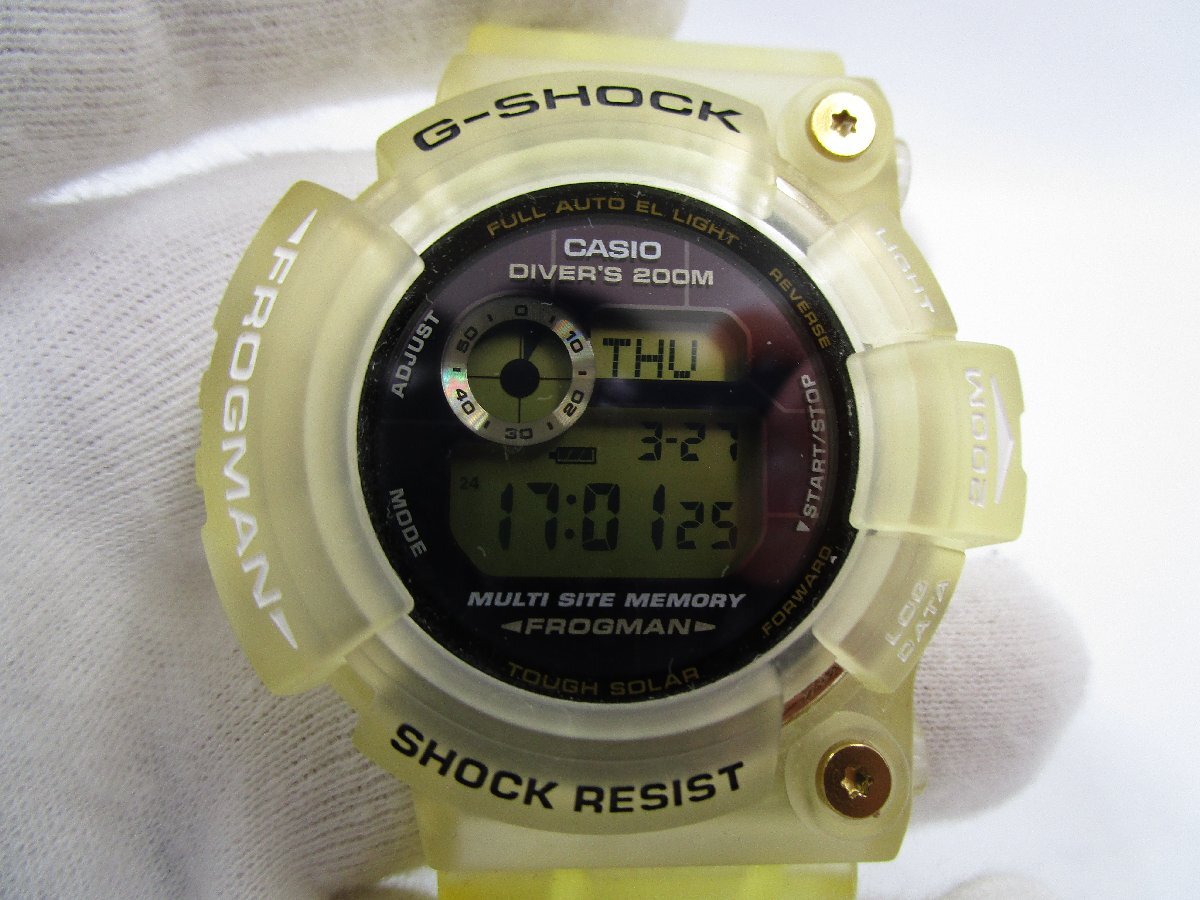 カシオ☆CASIO☆25周年モデル・G-Shock・GW-225E☆良品☆H7306 カシオ☆CASIO☆25周年モデル・G-Shock・GW-225E☆良品☆H7306