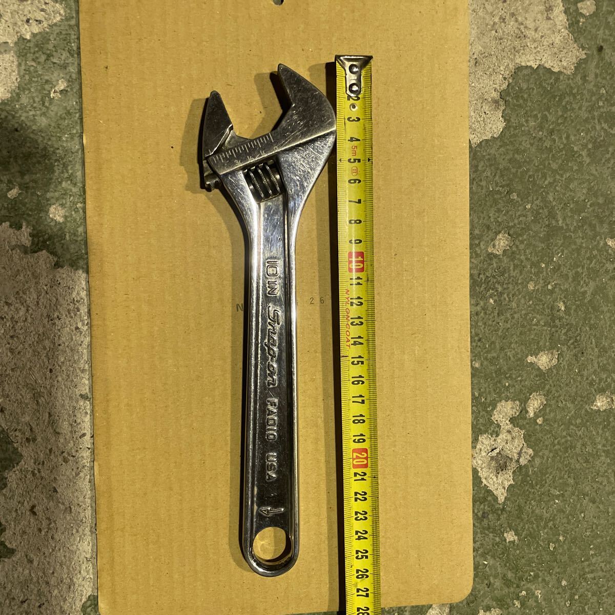 snap on スナップオン USAモンキー 10インチ 250ミリ FAD10 中古 snap on スナップオン USAモンキー 10インチ 250ミリ FAD10 中古