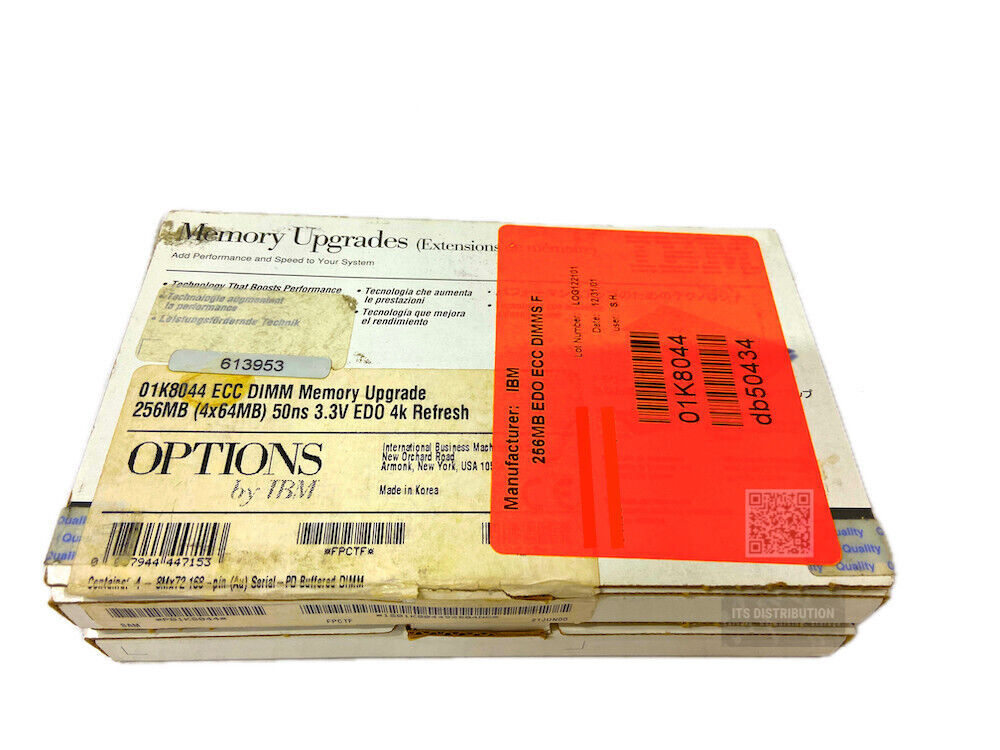 Yahoo!オークション - 01K8044 I Open Box IBM 256MB 4 x 64MB Yahoo!オークション - 01K8044 I Open Box IBM 256MB 4 x 64MB