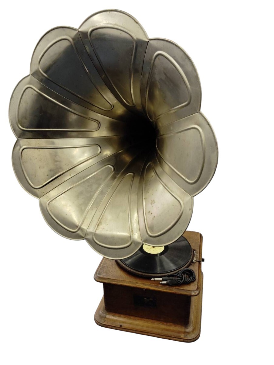 W-00243 ラッパ蓄音機 NIPPON OPHONE 蓄音機 アンティーク 昭和 W-00243 ラッパ蓄音機 NIPPON OPHONE 蓄音機 アンティーク 昭和