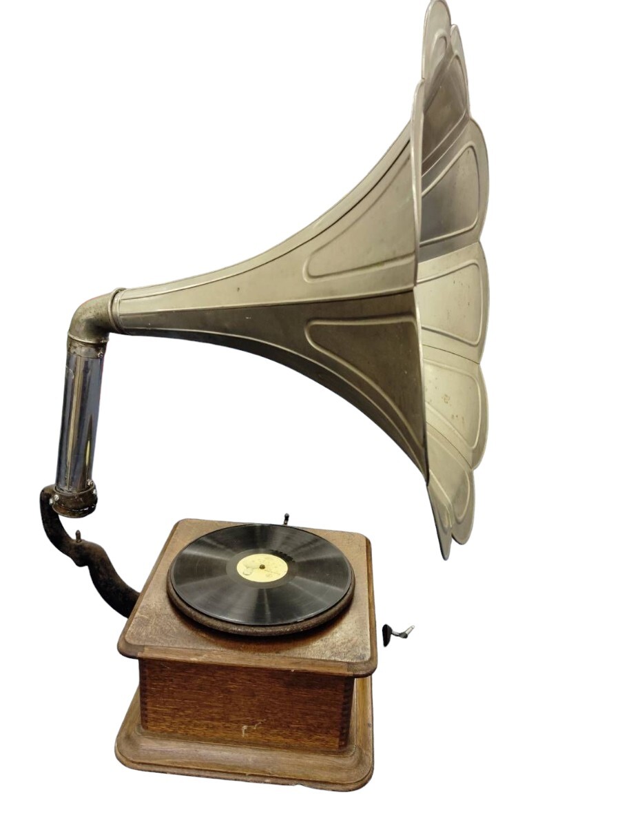 W-00243 ラッパ蓄音機 NIPPON OPHONE 蓄音機 アンティーク 昭和 W-00243 ラッパ蓄音機 NIPPON OPHONE 蓄音機 アンティーク 昭和