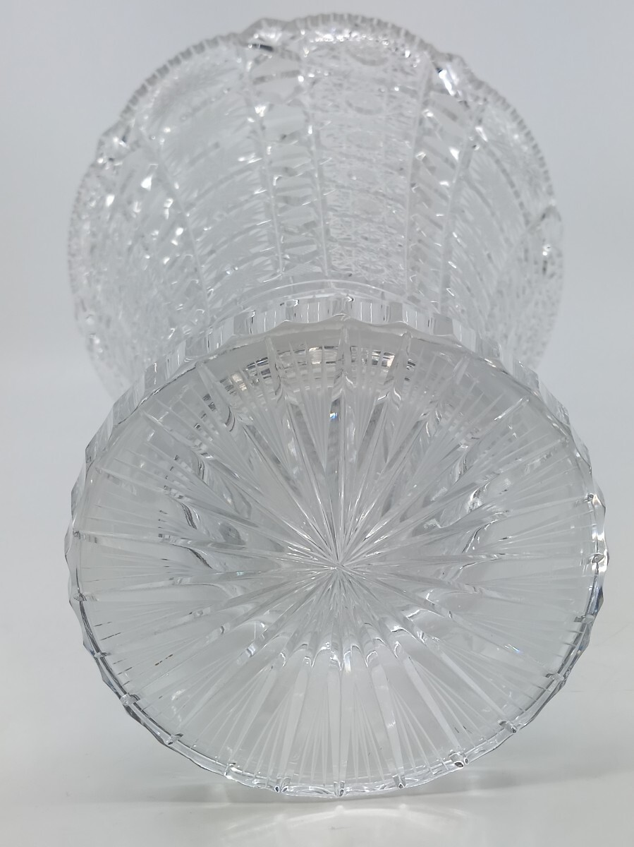 美品】BOHEMIA CRYSTAL ボヘミアクリスタルガラス チェコ 美品】BOHEMIA CRYSTAL ボヘミアクリスタルガラス チェコ