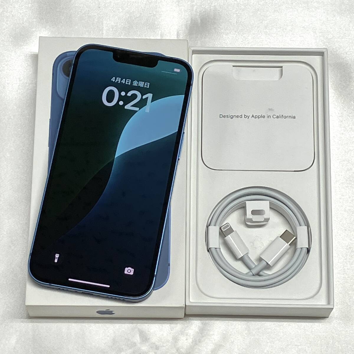 中古】国内版SIMフリー iPhone 13 128GB ブルー MLNG3J/A 中古】国内版SIMフリー iPhone 13 128GB ブルー MLNG3J/A