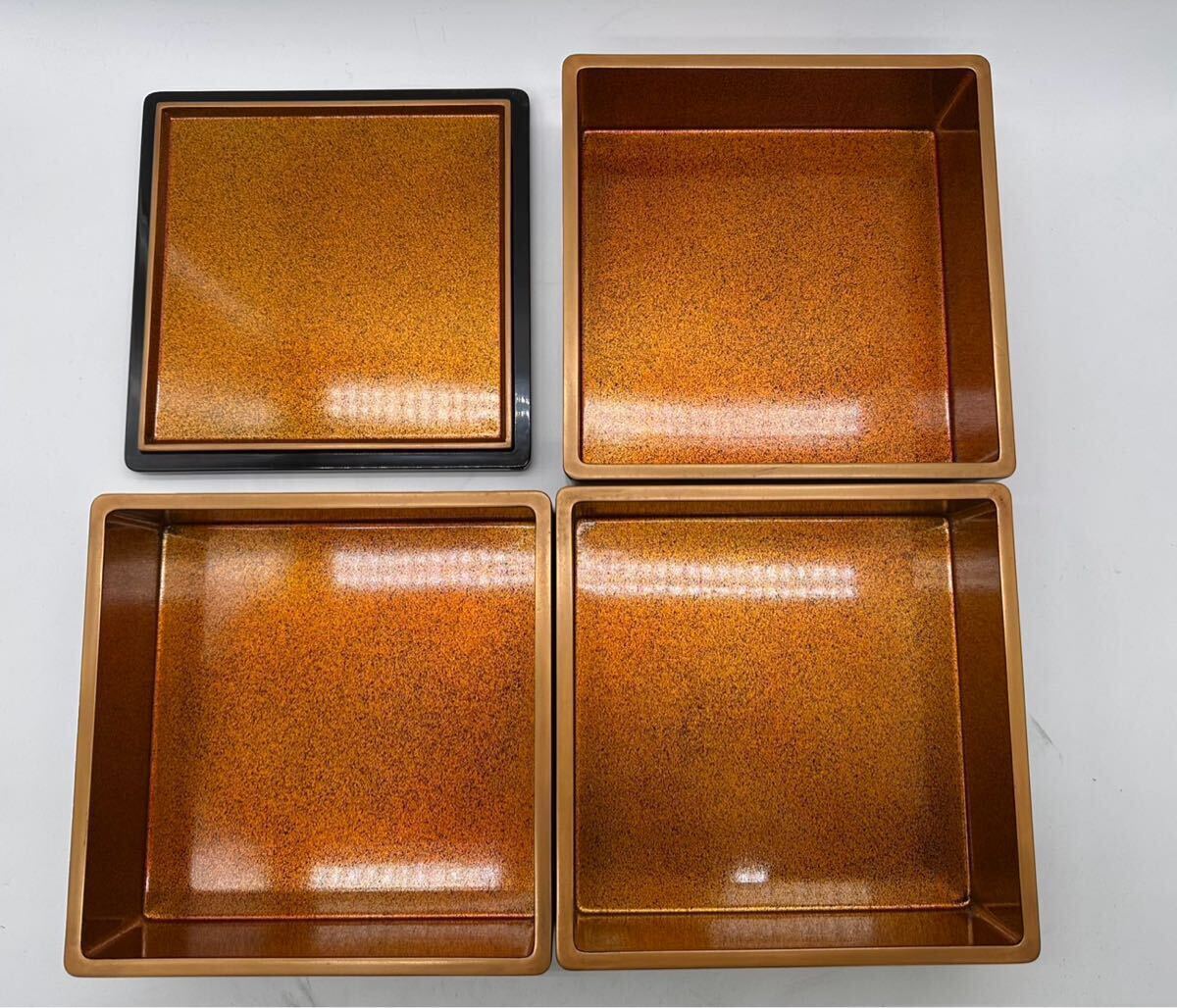 能登輪島塗 扇面蒔絵 重箱 共箱 五段/漆器 アンティーク 骨董 能登輪島塗 扇面蒔絵 重箱 共箱 五段/漆器 アンティーク 骨董