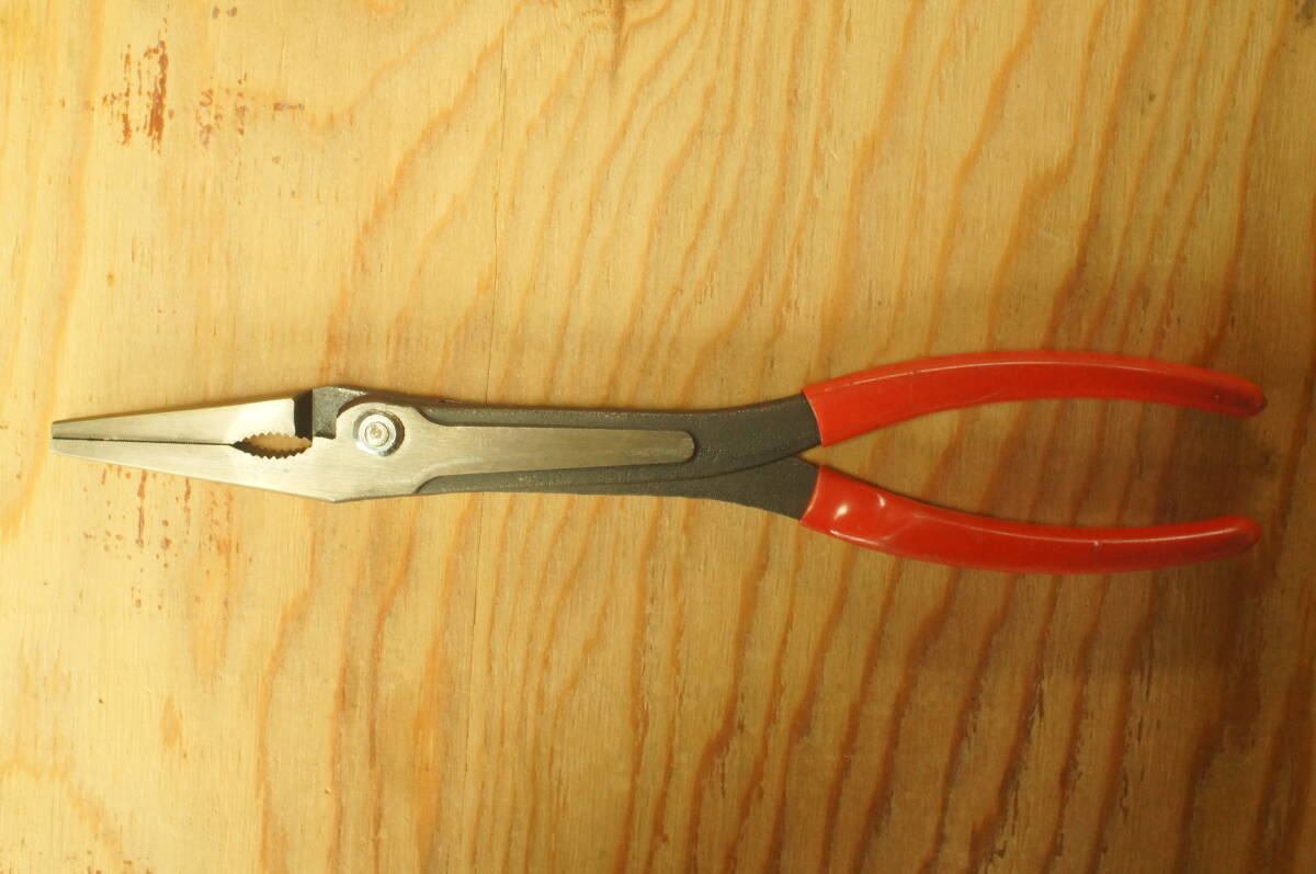 MAC TOOLS（マックツールズ） ストレートノーズ ヘビーデューティー ロングリーチ プライヤー P11HDS■mac tools ロングノーズプライヤー