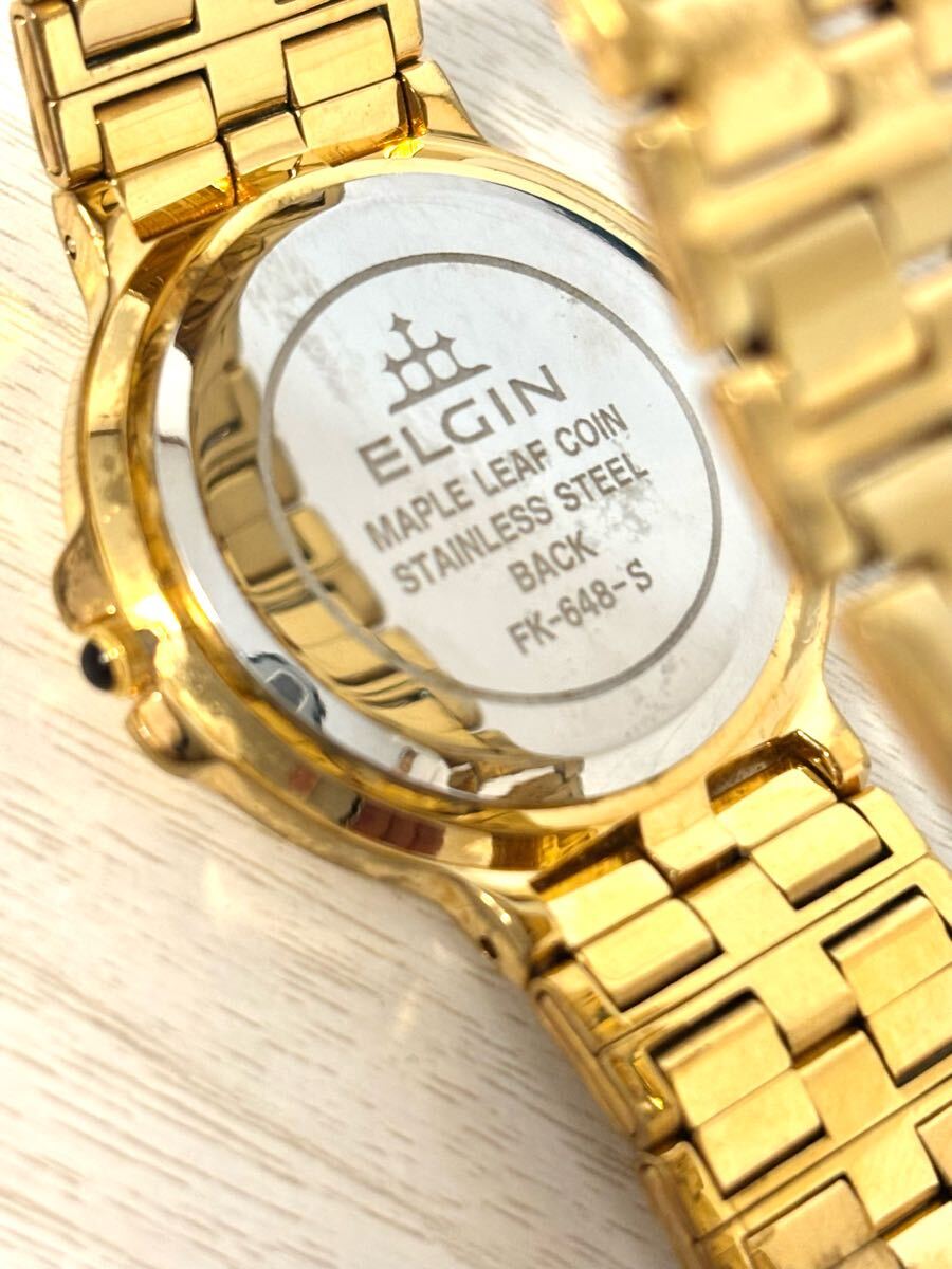 ELGIN エルジン FK-648-S メイプルリーフコイン FINE GOLD 1 ELGIN エルジン FK-648-S メイプルリーフコイン FINE GOLD 1