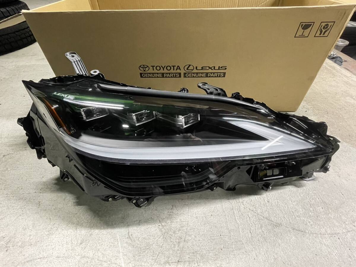 【純正】LEXUS レクサス ヘッドライト LS500 LS500h 50系 LED 3連LED 后期 右 ヘッドランプ koito 50-190 刻印 AW 81145-50E00 