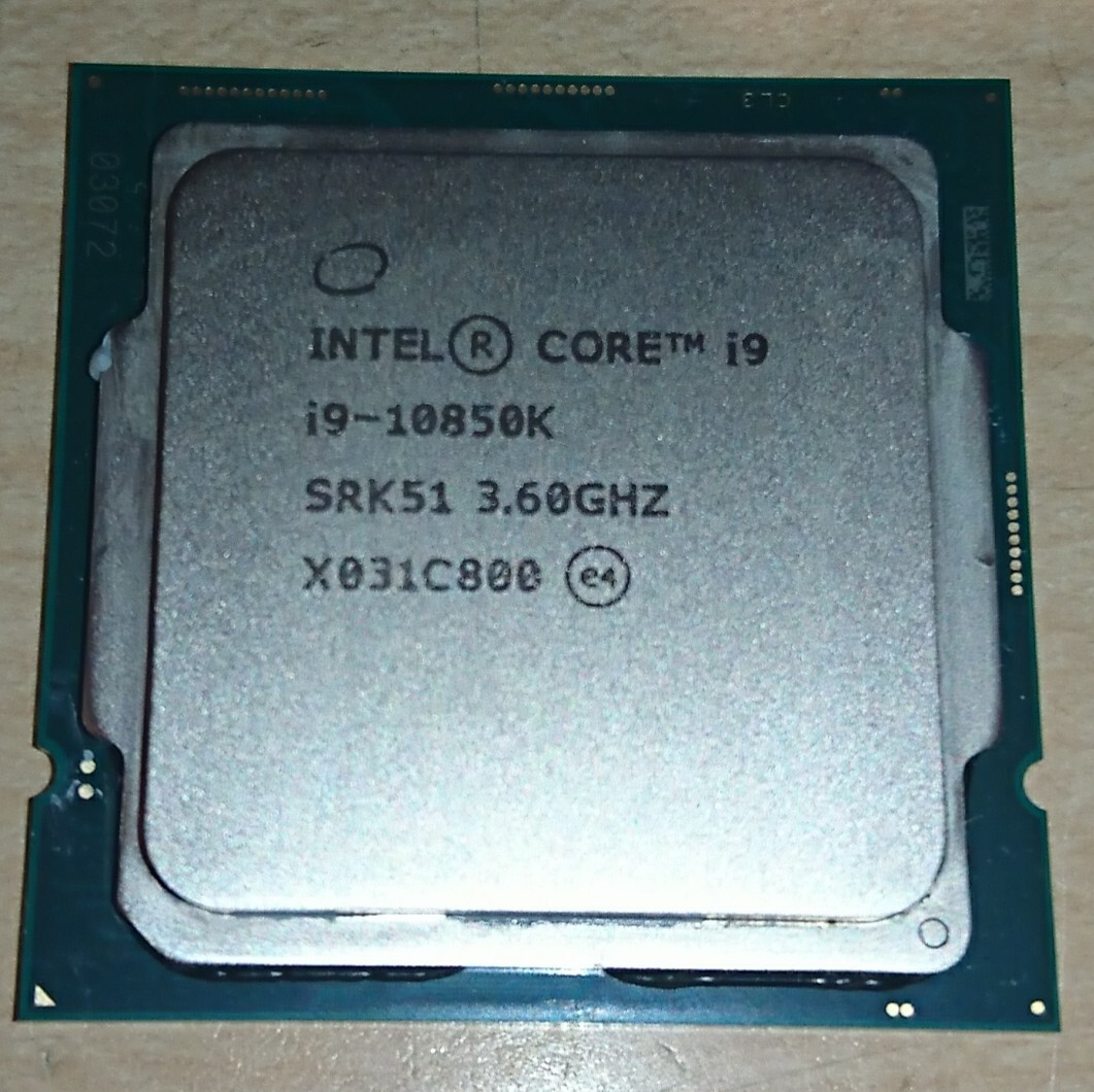 Intel Core i9 10850K LGA1200 CommetLake 动作确认品 (P42011)