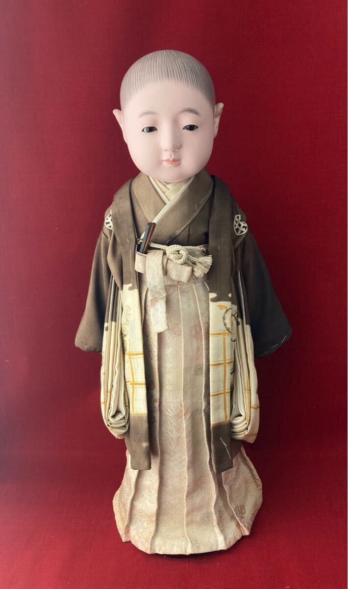 コレクター所蔵品 市松人形 男の子 日本人形 アンティーク品 コレクター所蔵品 市松人形 男の子 日本人形 アンティーク品