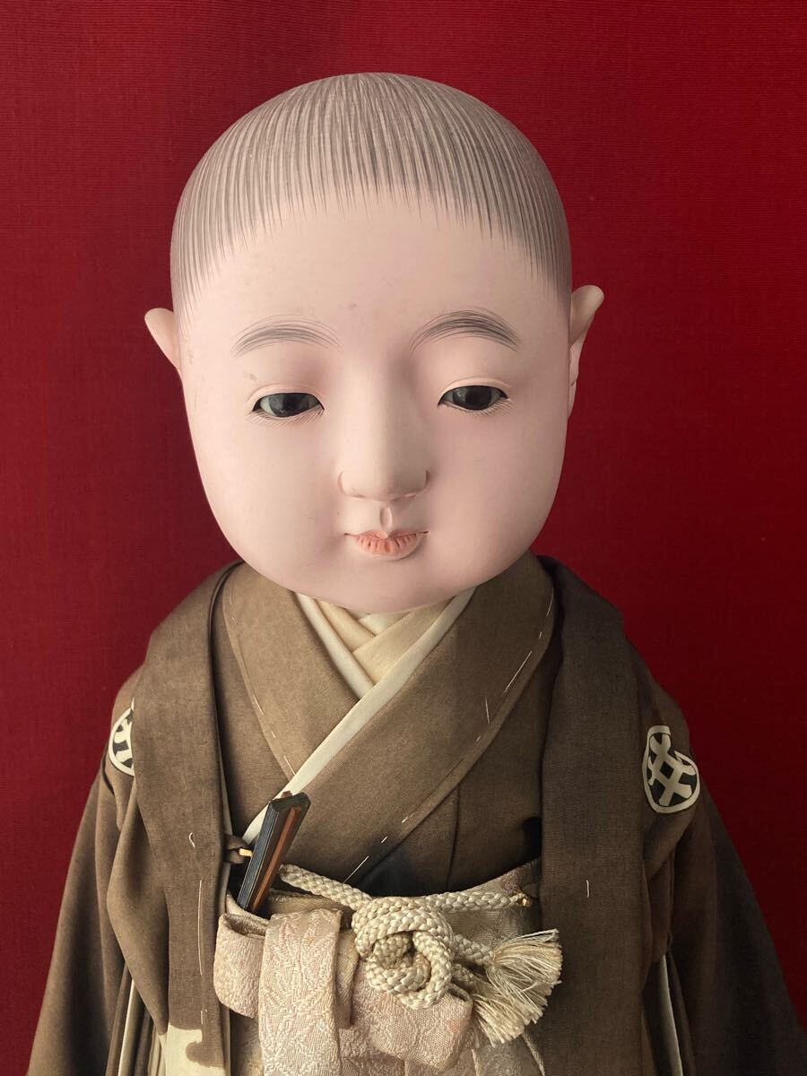 コレクター所蔵品 市松人形 男の子 日本人形 アンティーク品 コレクター所蔵品 市松人形 男の子 日本人形 アンティーク品